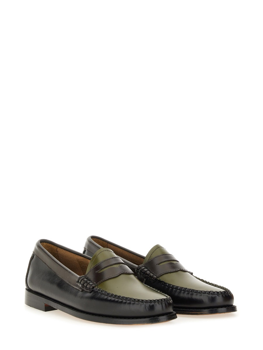 G.h. Bass Moccasin "Weejuns Tricolour Penny"