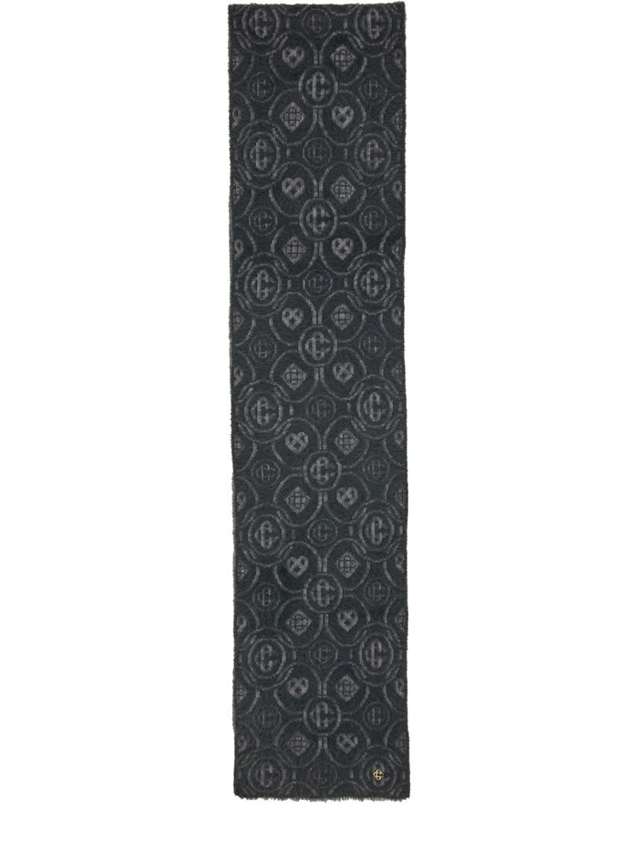 Casablanca Monogram "Fluffy" Scarf