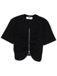 Msgm Zippered T-Shirt