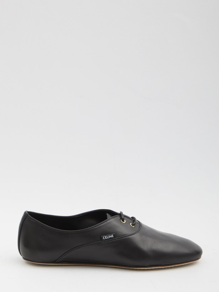 Celine Lambskin Lace Up Shoe 05