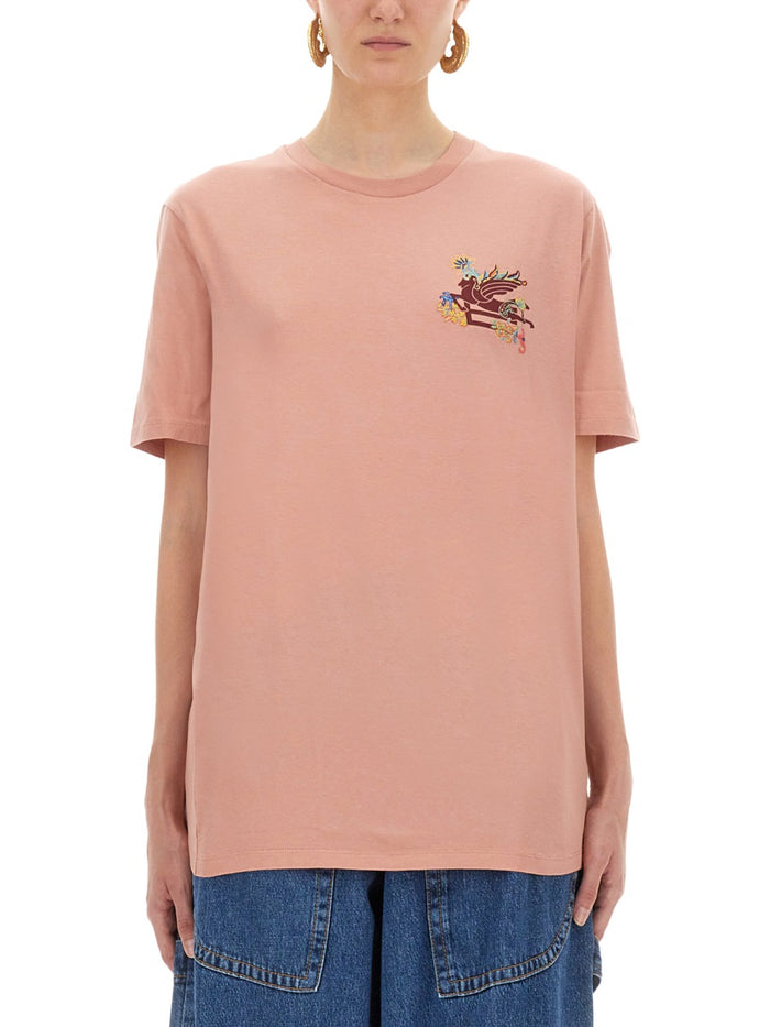 Etro T-Shirt With Pegasus