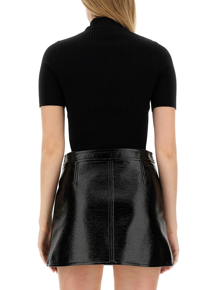 Courreges "Reedition" Knitted T-Shirt