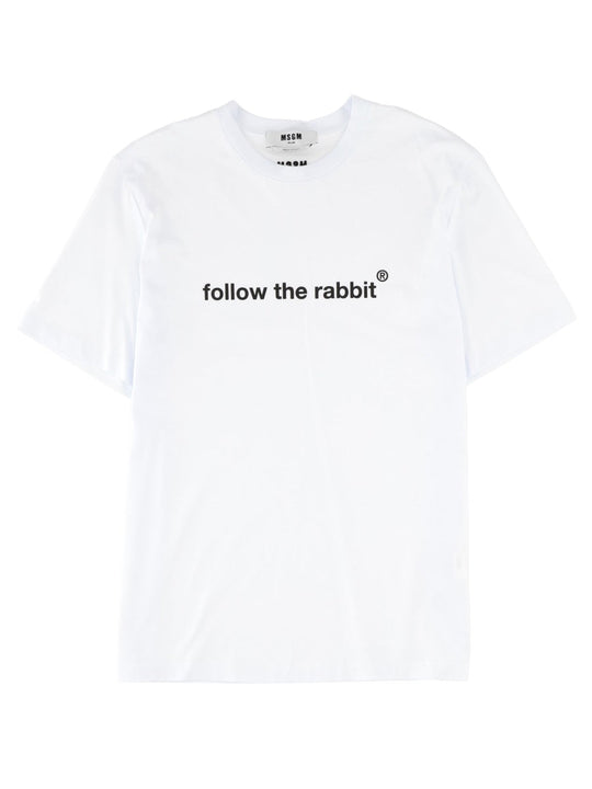 Msgm "Follow The Rabbit" T-Shirt