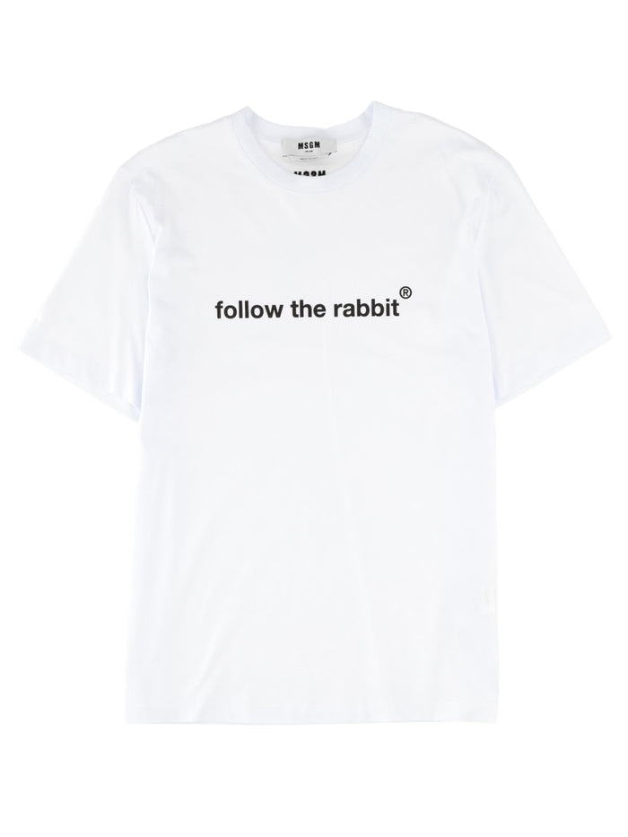 Msgm "Follow The Rabbit" T-Shirt