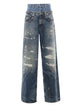 Dolce & Gabbana Double Layer Denim Jeans