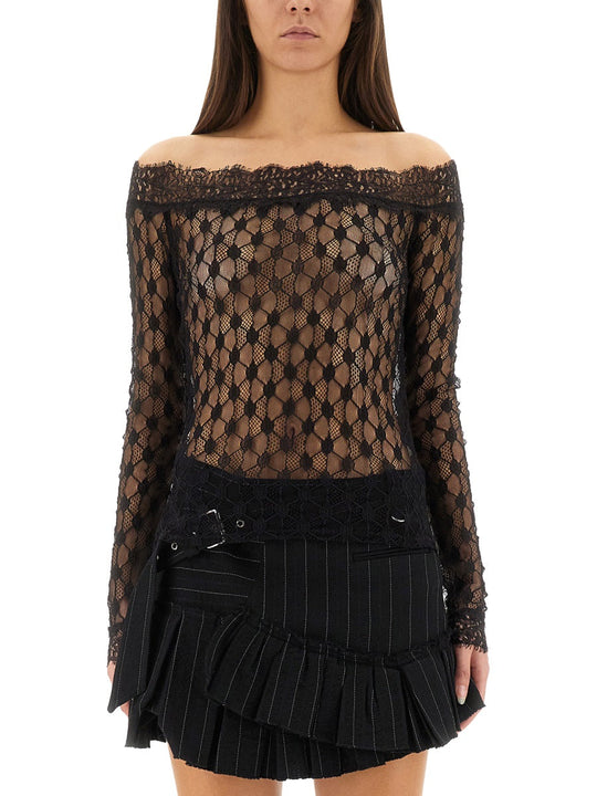 Isabel Marant Lace "Marlene" Top