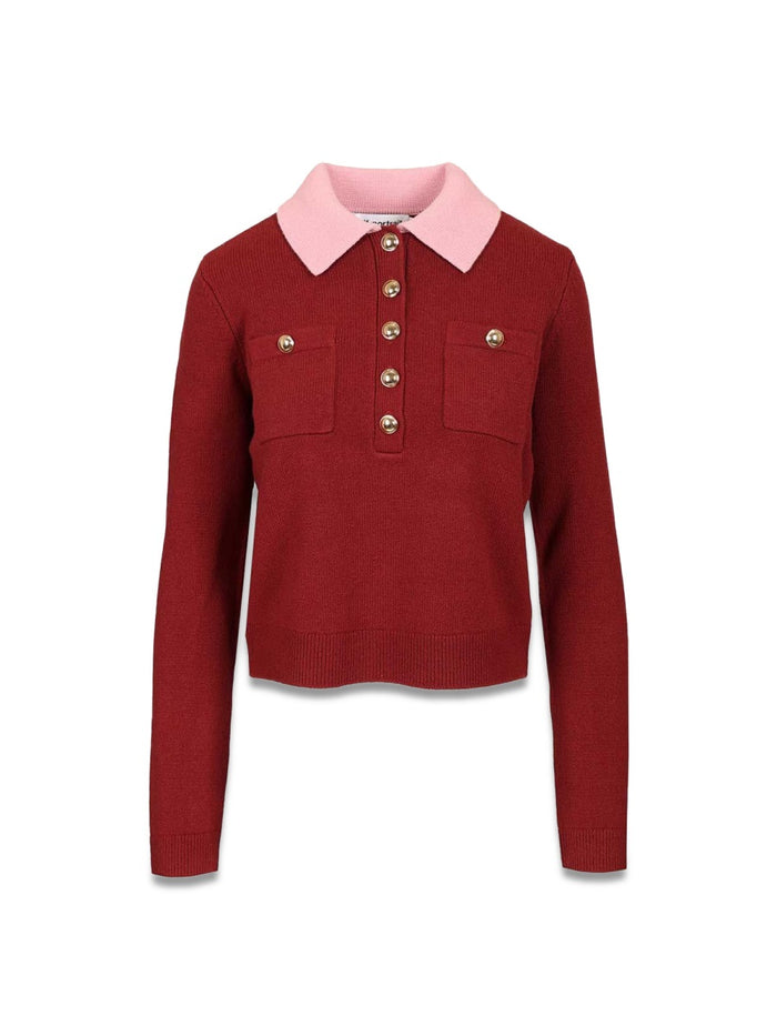 Self-Portrait Polo Cardigan