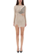 Self-Portrait "Rhinestones" Mini Dress