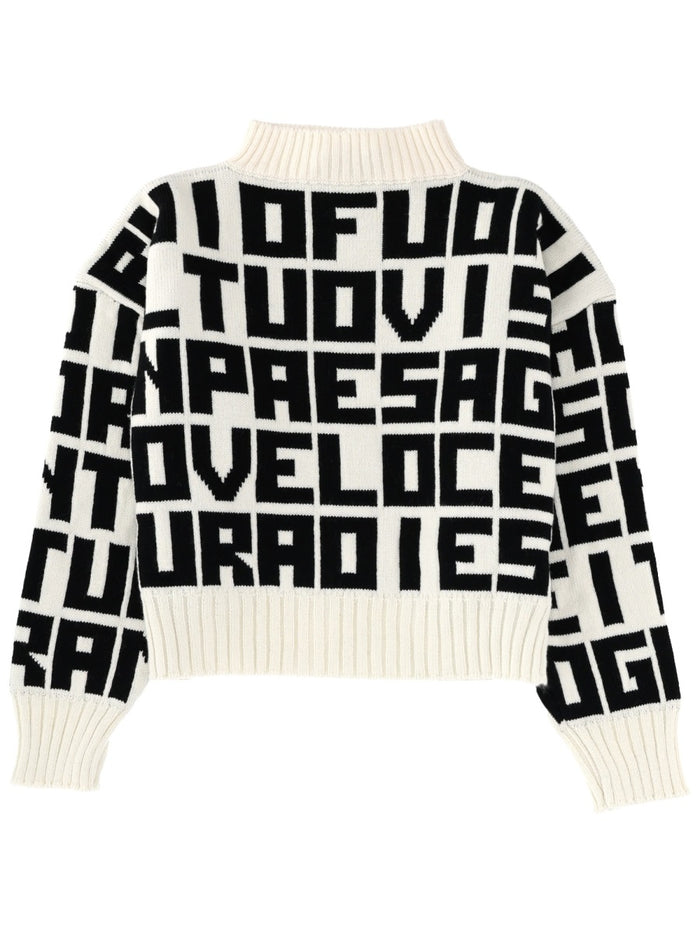 Msgm "Msgm X Caterina Frongia" Lettered Sweater