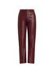 Alberta Ferreti Faux Leather Trousers