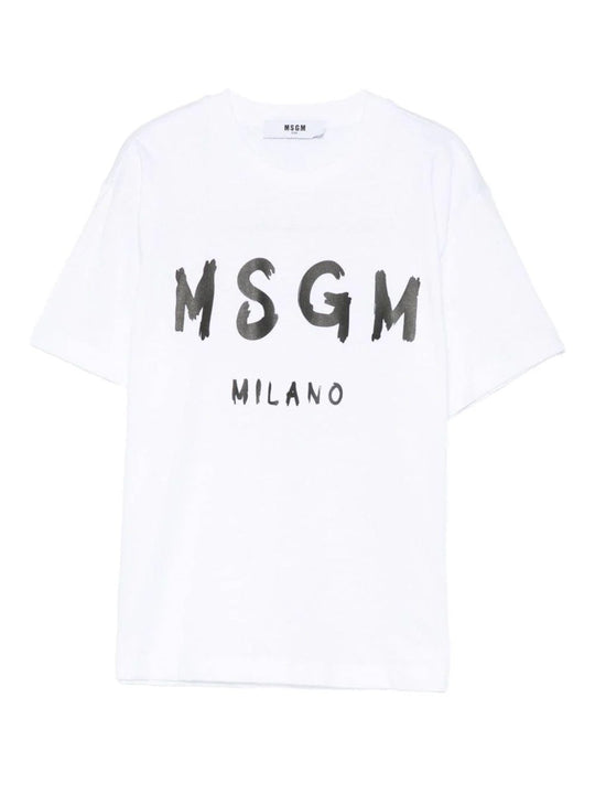 Msgm T-Shirt With Logo