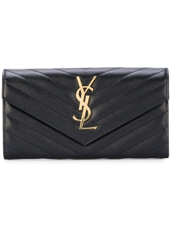 Saint Laurent Large Monogram Flap Wallet