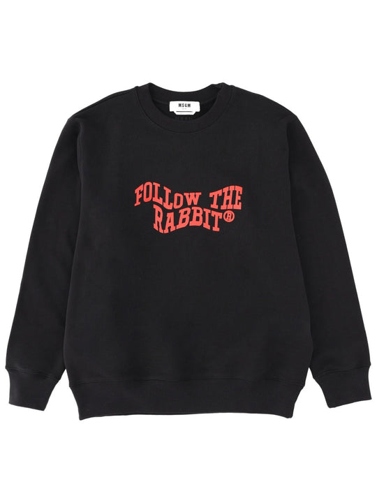 Msgm "Follow The Rabbit" Sweatshirt