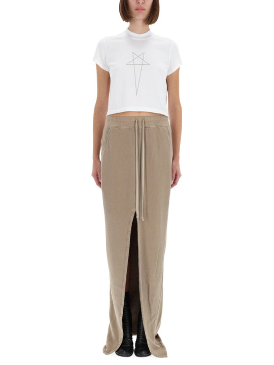 Rick Owens Drkshdw "Cropped Small" T-Shirt