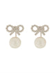 Self-Portrait Earrings With Bow