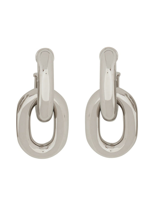 Rabanne Orecchini Doppio Cerchio Xl Link