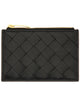 Bottega Veneta "Woven" Card Holder With Zipper