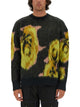 Msgm Underground Pixelled Roses Jersey