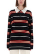 Guest In Residence "Striped Rugby" Polo Shirt