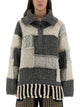 Ganni Patchwork Jersey With Bangs
