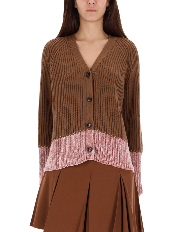 Marni Cardigan With "Color Block" Pattern