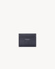 Saint Laurent Black Leather Card Holder