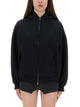 Balenciaga "Flipped" Zippered Sweatshirt