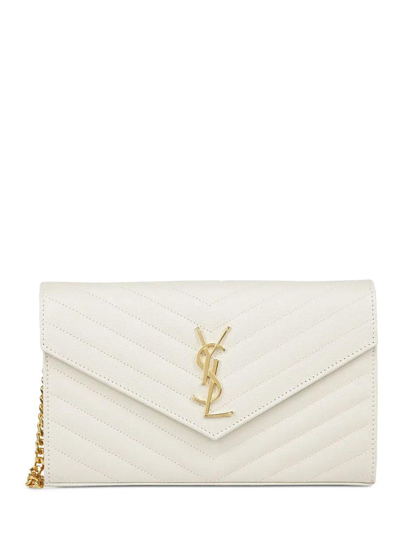 Saint Laurent Monogram Grain De Poudre