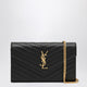 Saint Laurent Black Cassandre Chain Pouch