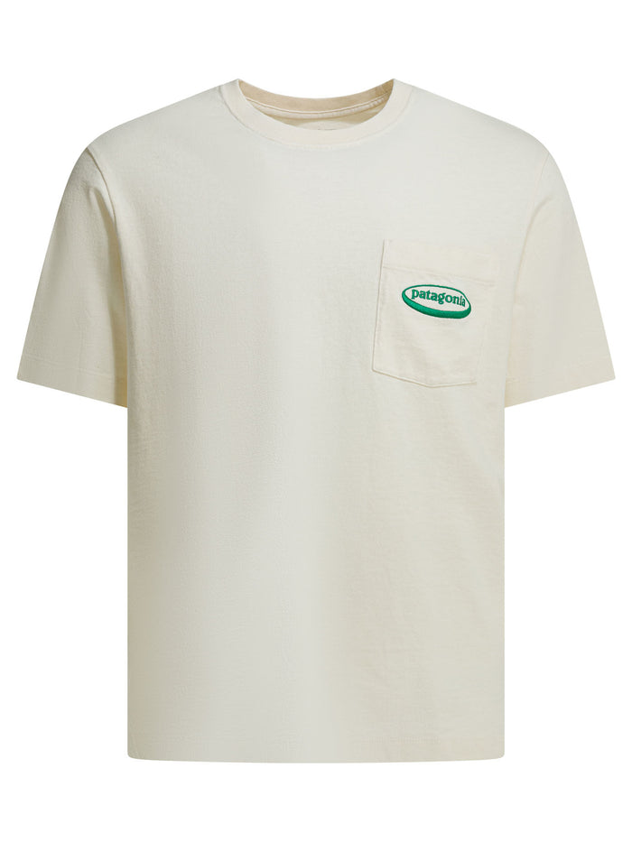 Patagonia Beige Cotton T-Shirt