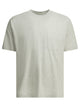 Beams Plus Grandelle Grey Cotton Crew-Neck T-Shirt