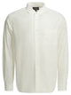 Beams Plus B.d. Color Broad White Cotton Casual Shirt