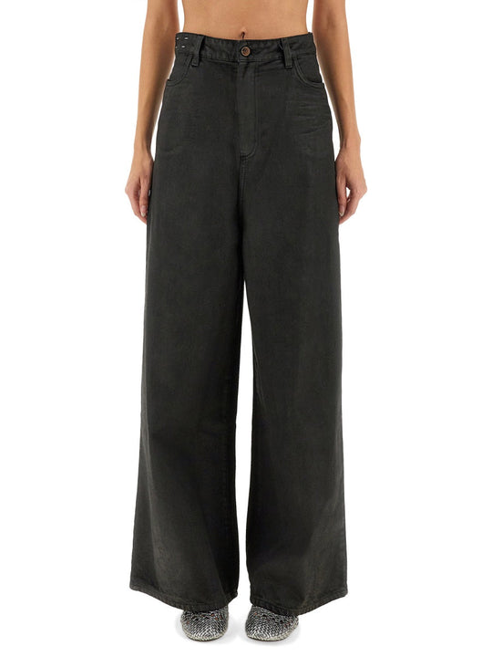 Alysi "Super Flare" Denim Pants