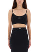 Off-White Top With Thin Straps