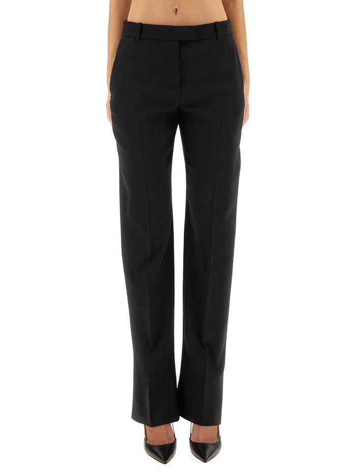 Alexander Mcqueen Wool Gabardine Tailored Pants