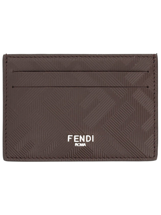 Fendi Leather Card Holder