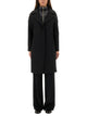 Herno Wool Coat With Technical Bib