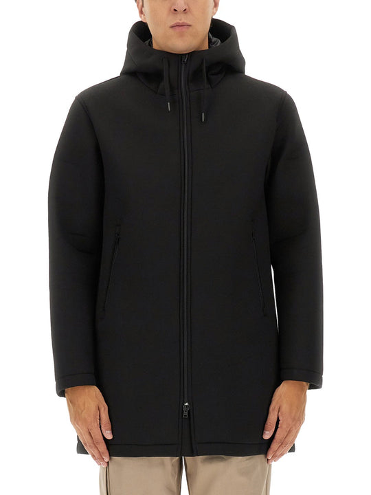 Herno Long Parka In Three Layers "Scuba"