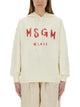 Msgm Sweatshirt With Brushed Logo