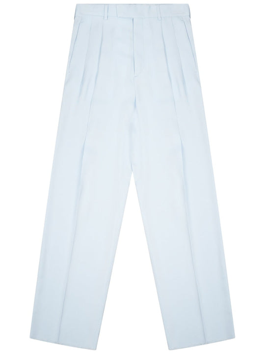 Bottega Veneta Silk Blend Tailored Pants