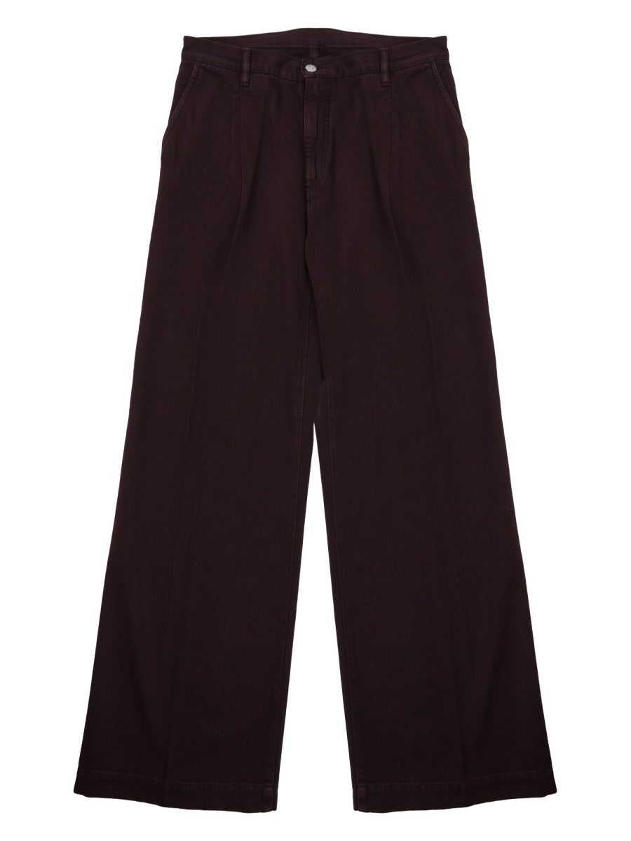 Nine:inthe:morning Jeans Ampio In Cotone