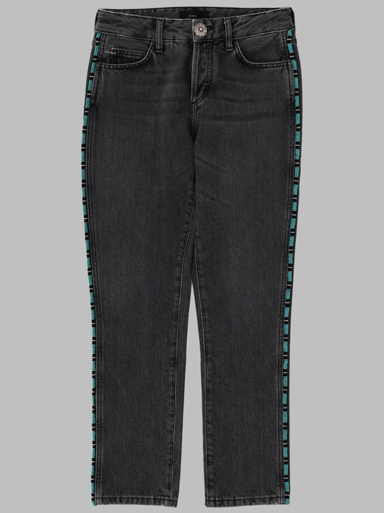 Alanui Jeans In Denim Di Cotone