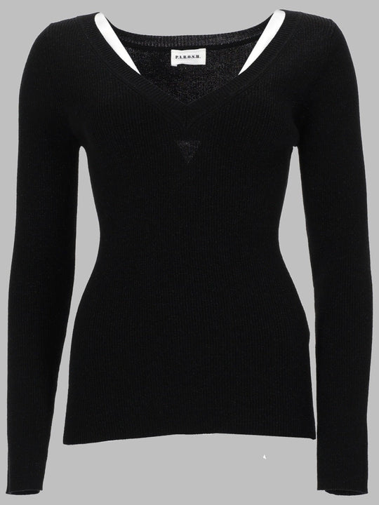P.a.r.o.s.h. Maglia In Lana Con Scollo A V