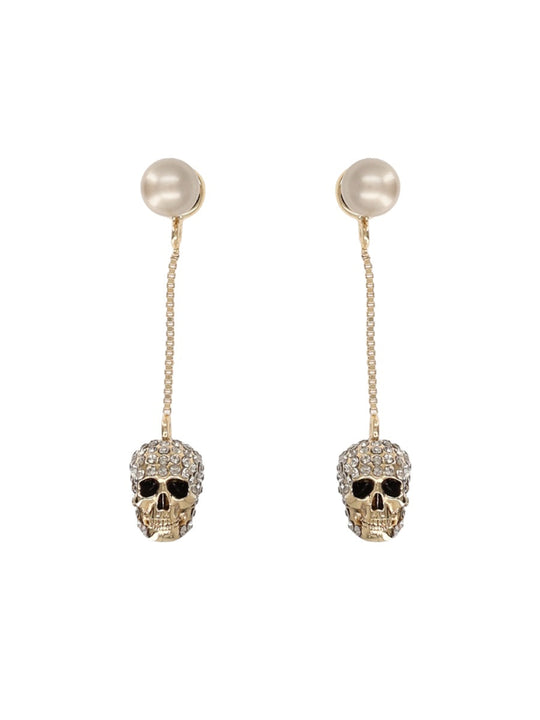 Alexander Mcqueen "Skull" Dangle Earrings