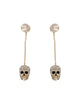 Alexander Mcqueen "Skull" Dangle Earrings