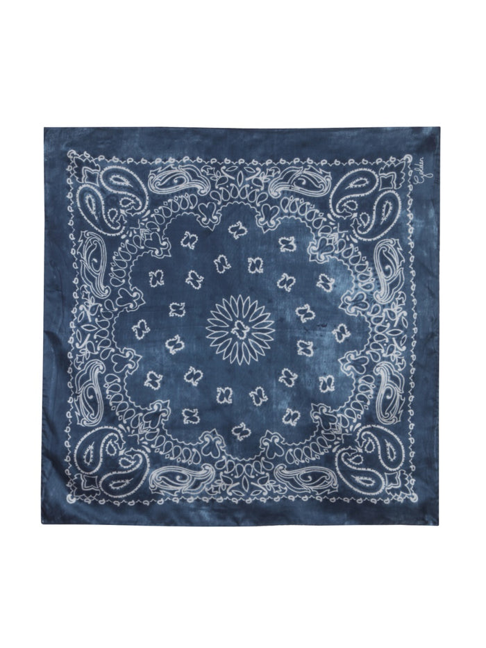 Golden Goose Scarf With Paisley Pattern