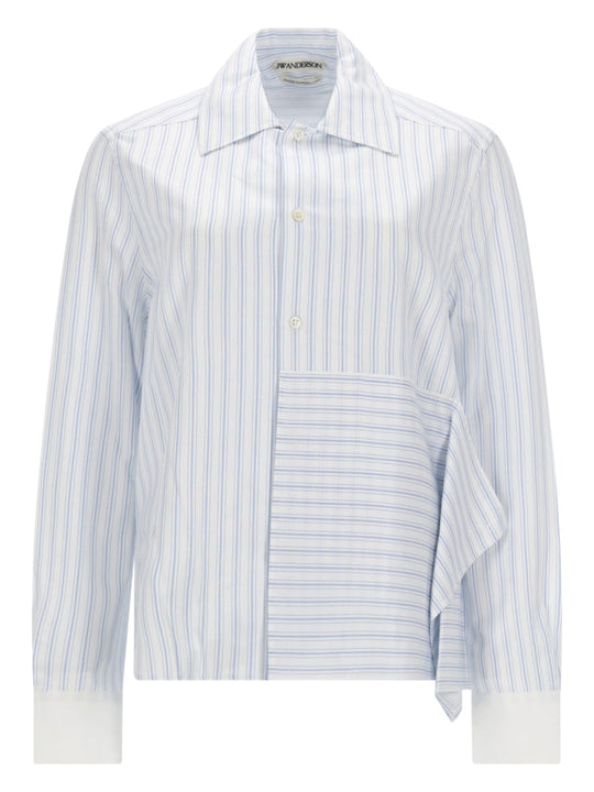 Jw Anderson Asymmetrical Shirt With Draping