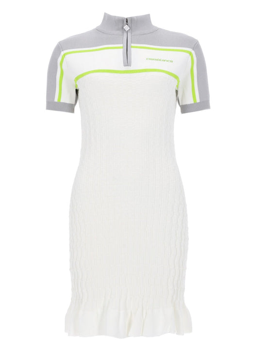 Casablanca Polo Shirt Dress "Tennis"
