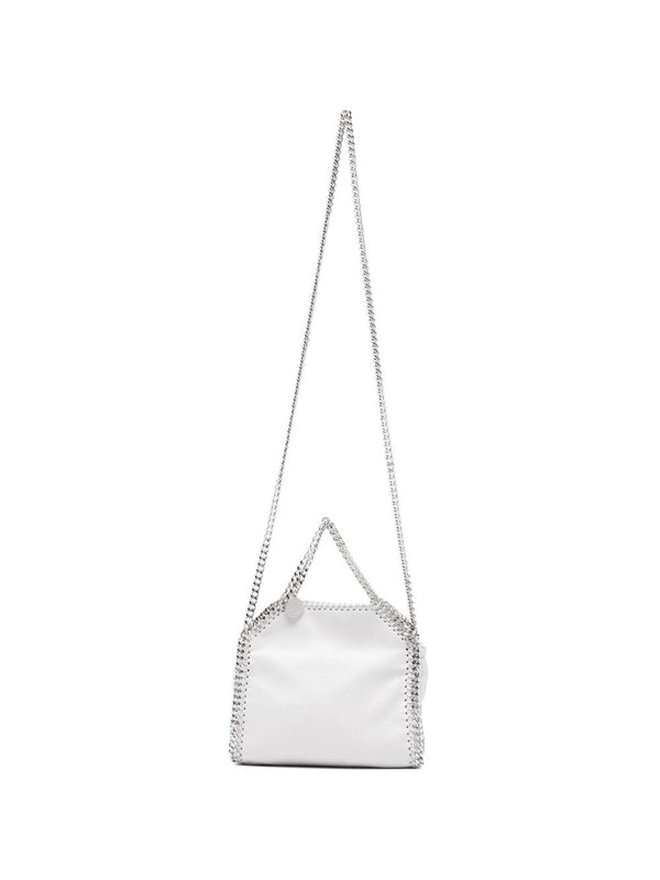 Stella Mccartney Pearl Grey Micro Falabella Tote Bag