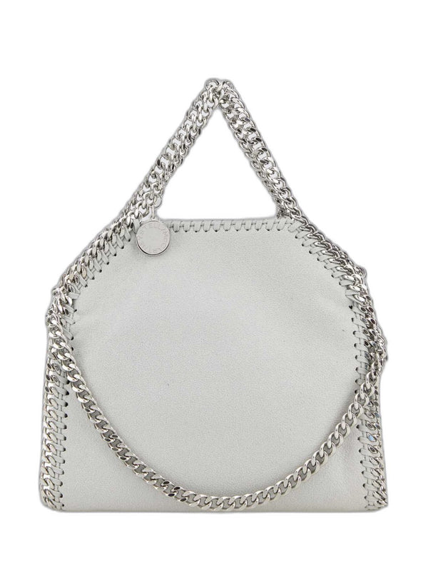 Stella Mccartney Pearl Grey Micro Falabella Tote Bag